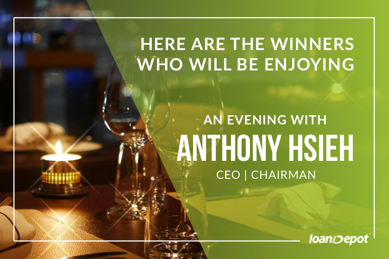 An Evening with Anthony Hsieh Winners Announcement