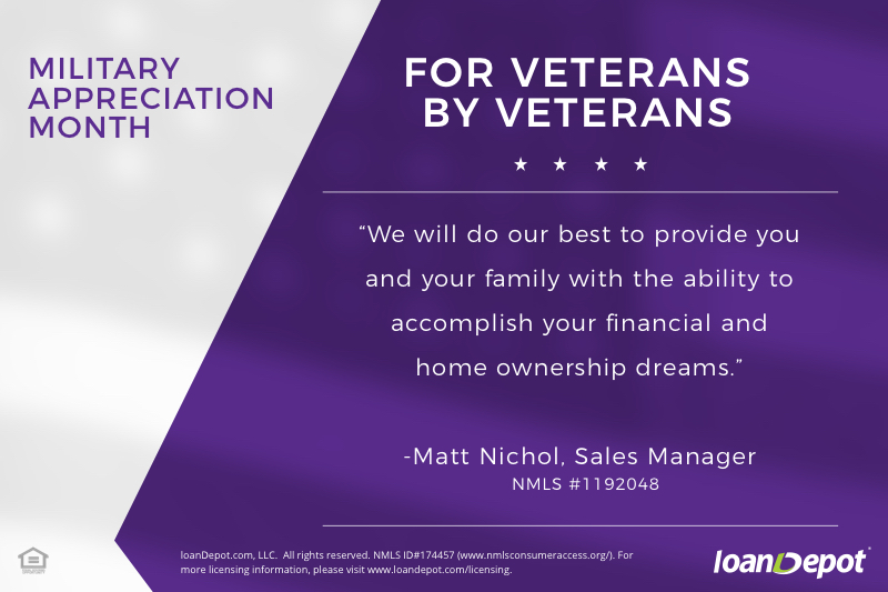 Military Appreciation Month - Matt Nichol