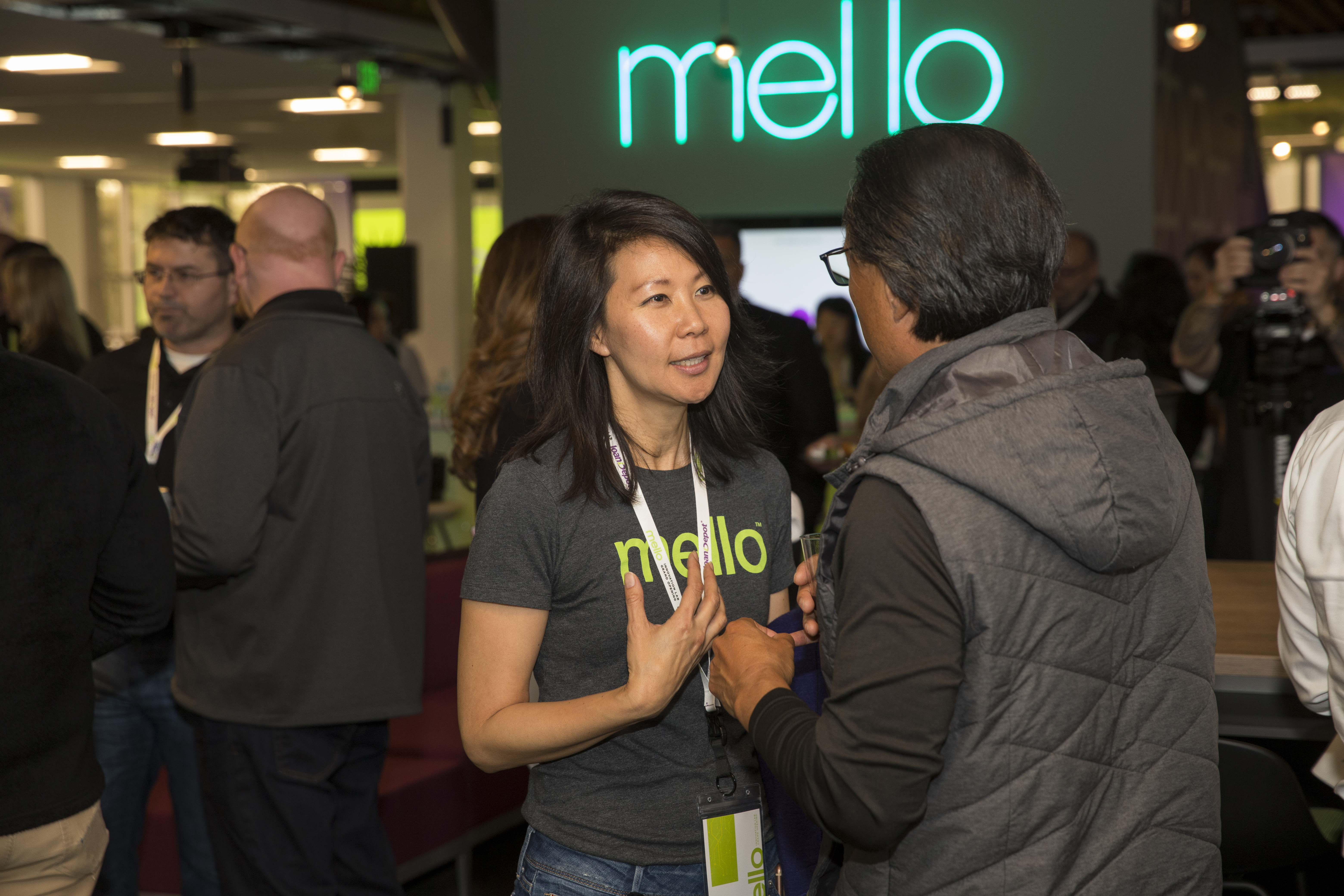 mello Innovation Lab grand unveiling - guests mingle